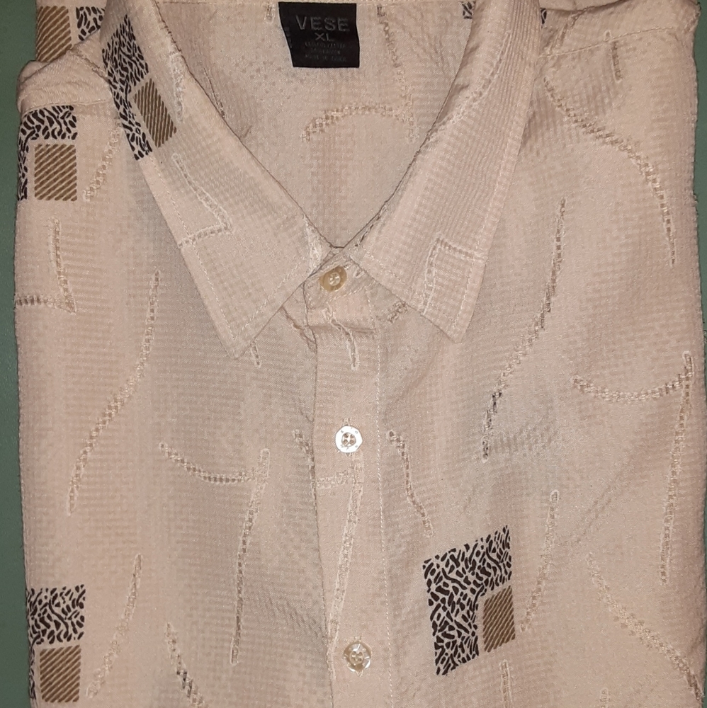 Vese patterned button down shirt